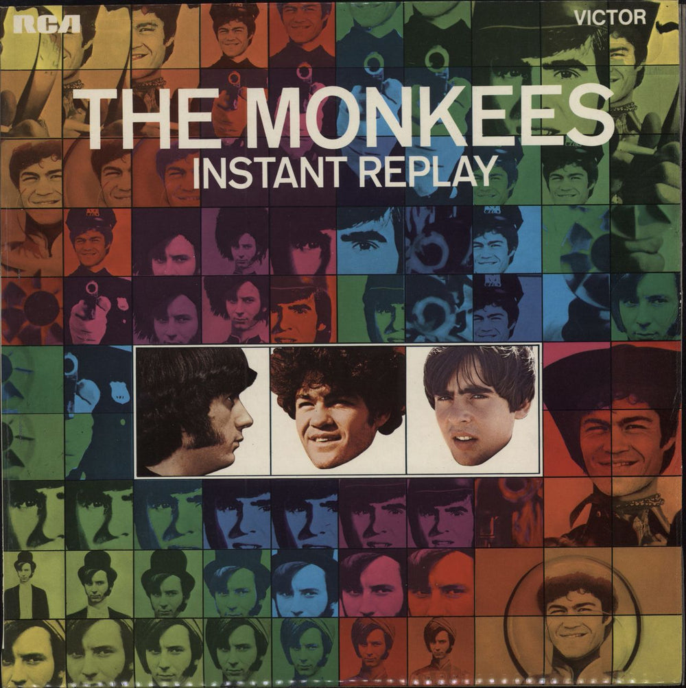 The Monkees Instant Replay UK vinyl LP album (LP record) RD8016