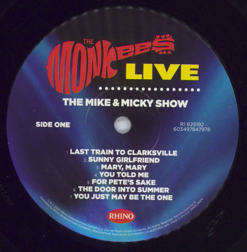 The Monkees Live The Mike & Micky Show UK 2-LP vinyl record set (Double LP Album) MKE2LLI829630