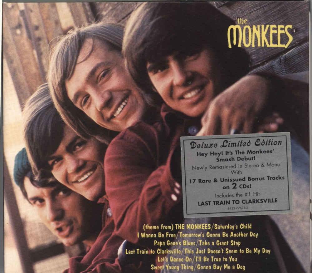 The Monkees The Monkees: Deluxe Edition UK 2 CD album set (Double CD) 8122776782