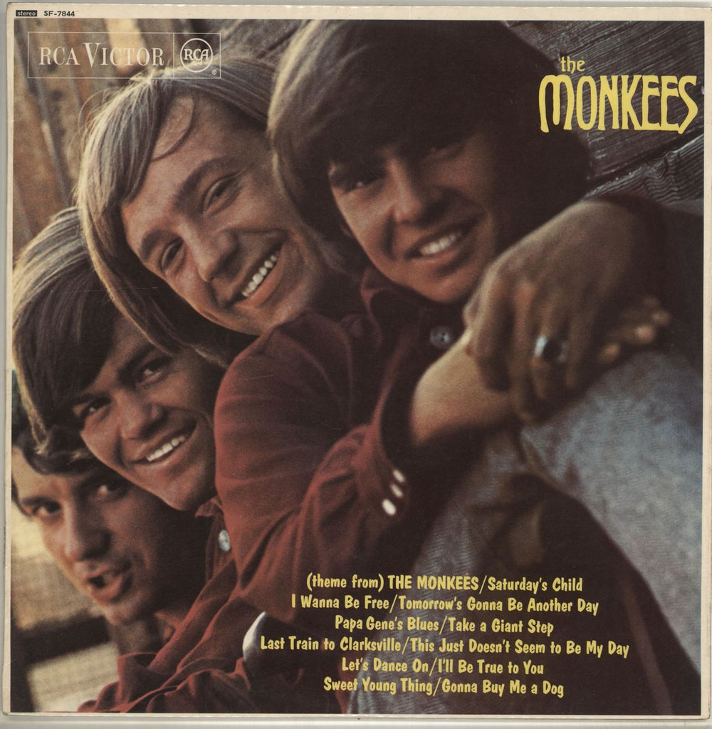 The Monkees The Monkees - VG UK vinyl LP album (LP record) SF-7844