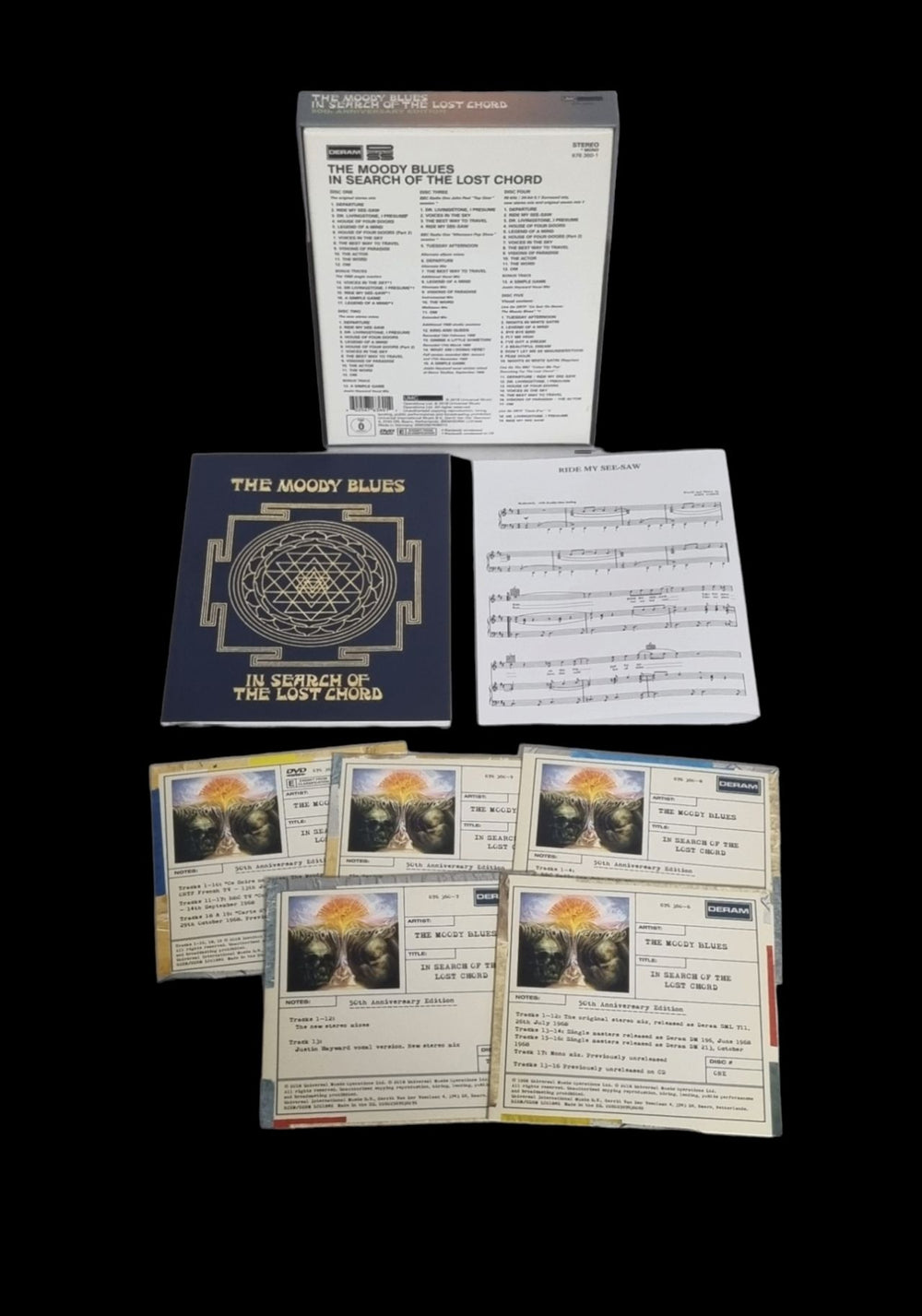 The Moody Blues In Search Of The Lost Chord (50th Anniversary Edition) UK CD Album Box Set MBLDXIN812144