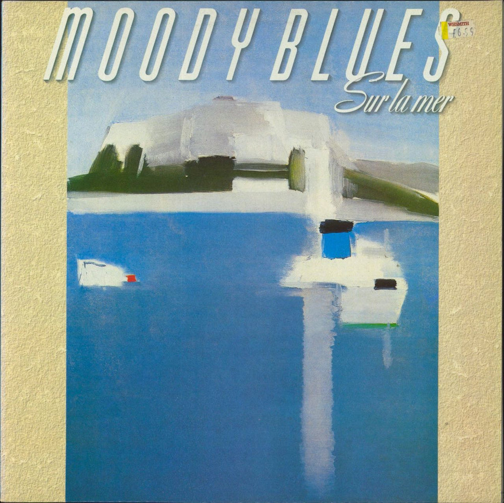 The Moody Blues Sur La Mer + Inner UK vinyl LP album (LP record) POLH43