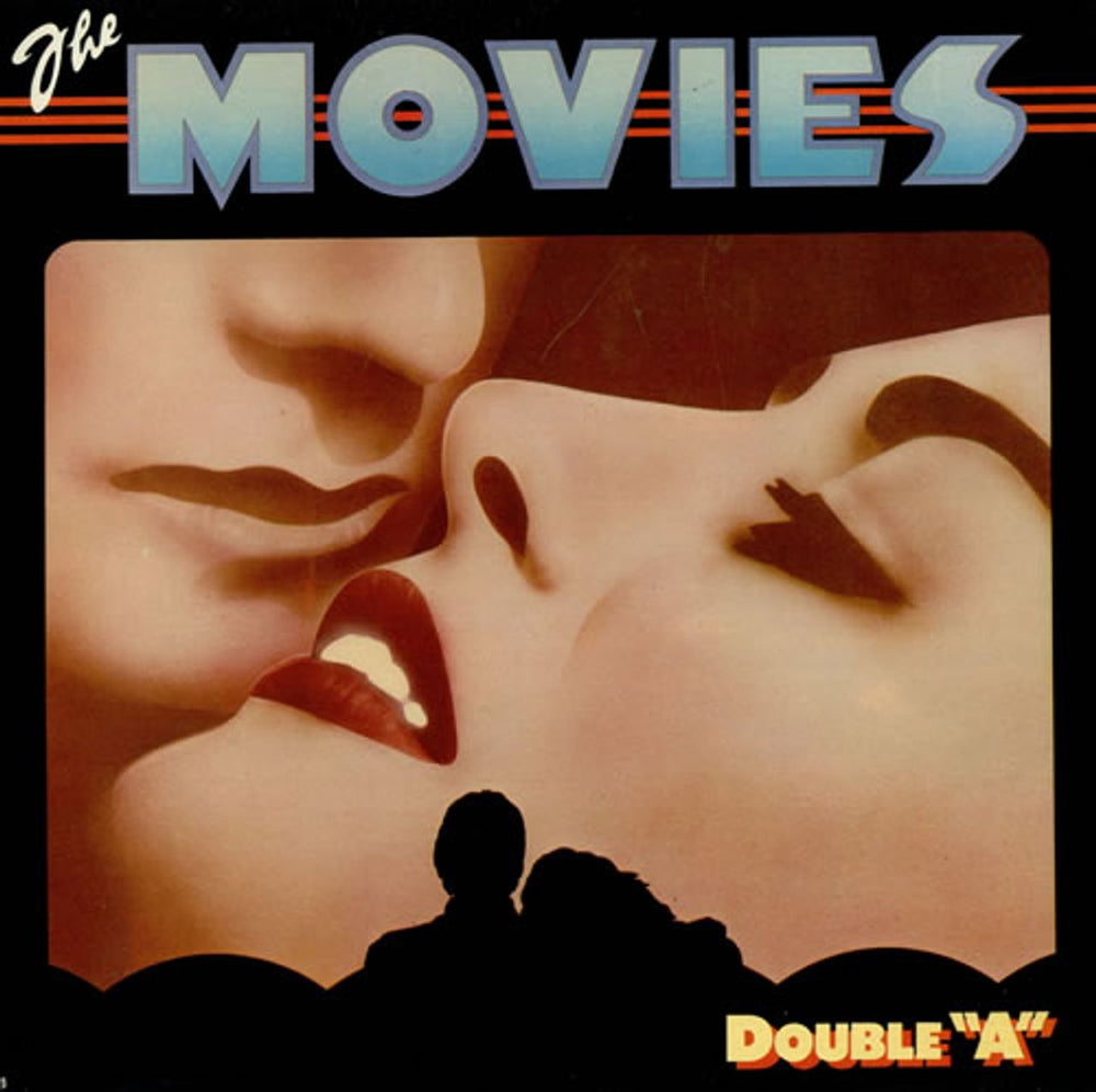 The Movies Double 'A' + Insert UK vinyl LP album (LP record) GTLP026