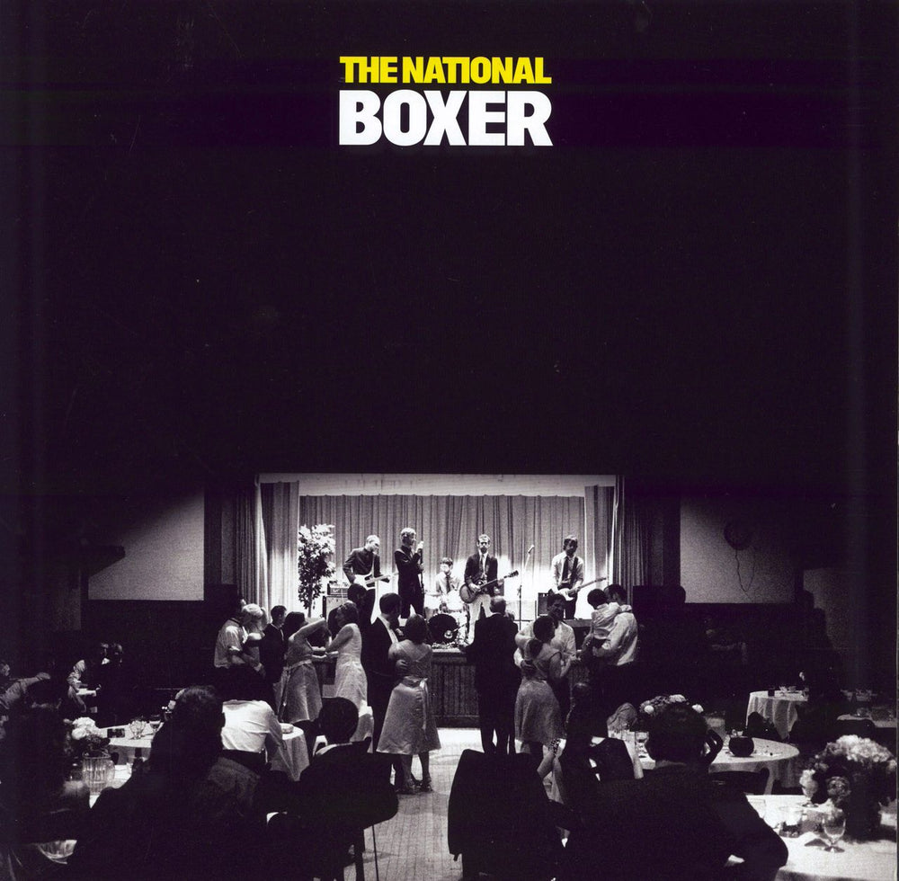 The National Boxer - Yellow Vinyl UK vinyl LP album (LP record) BBQLP252