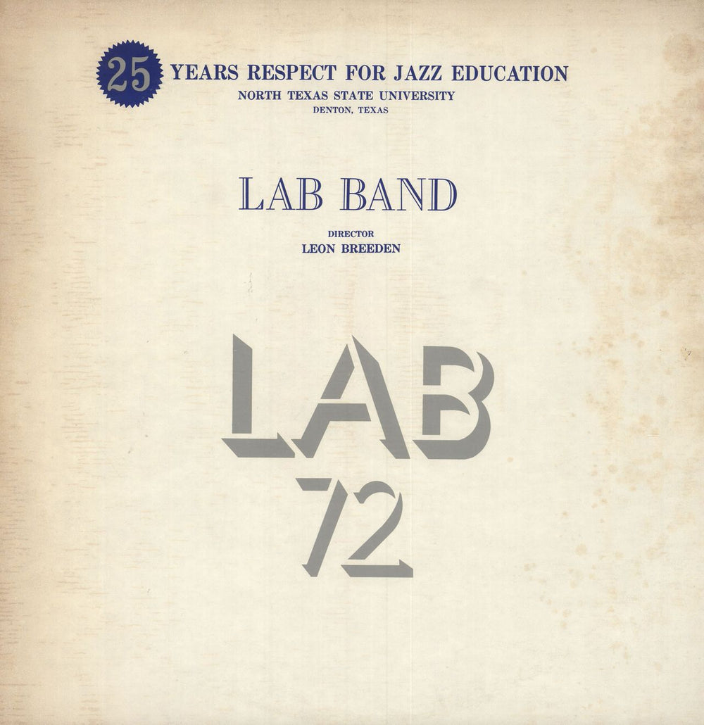 The North Texas State University Lab Band Lab 72 US 2-LP vinyl record set (Double LP Album) USR4699