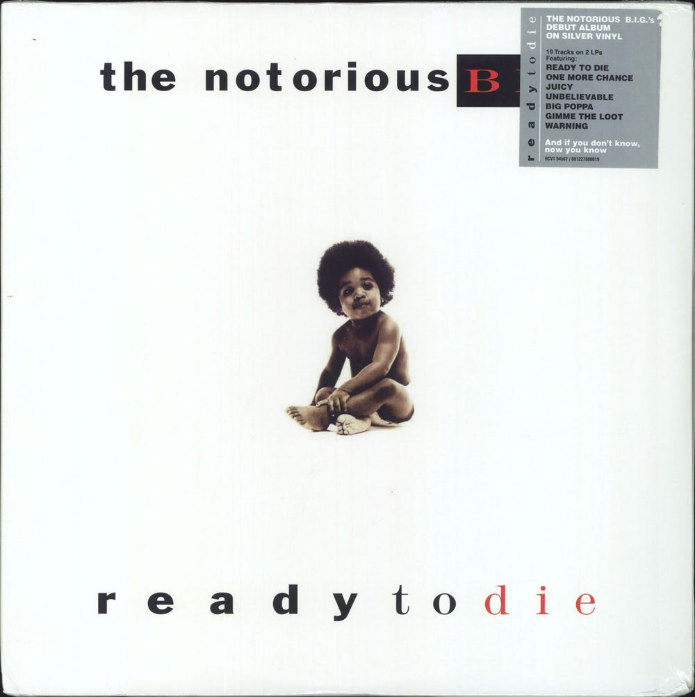 The Notorious B.I.G. Ready To Die - Silver Vinyl - Sealed US 2-LP vinyl record set (Double LP Album) RCV194567