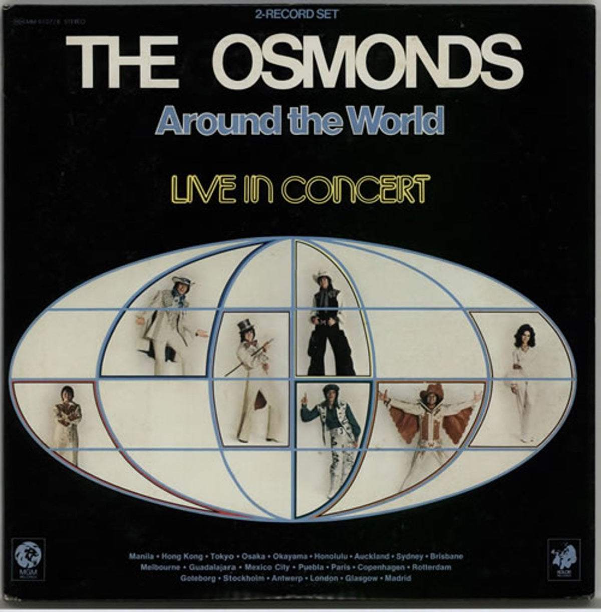 The Osmonds Around The World - Live In Concert Japanese Promo