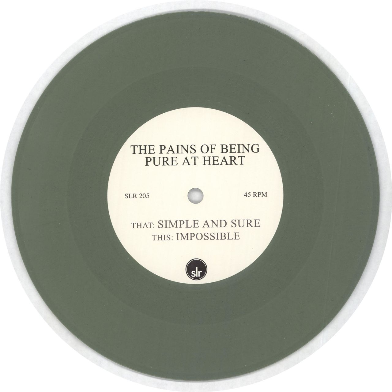 The Pains Of Being Pure At Heart Simple And Sure - Green Vinyl US 7