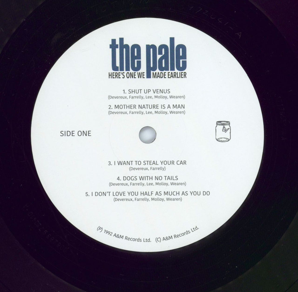 The Pale Here's One We Made Earlier UK vinyl LP album (LP record) 082839720410