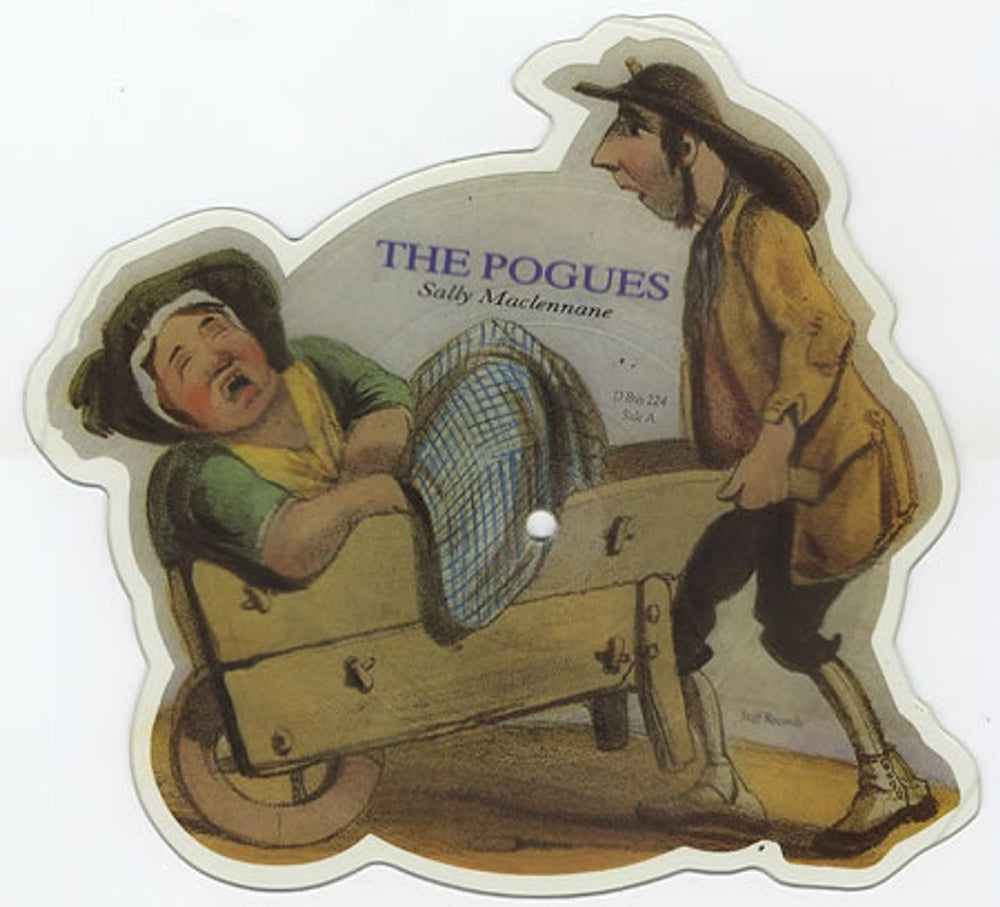 The Pogues Sally Maclennane UK shaped picture disc (picture disc vinyl record) DBUY224