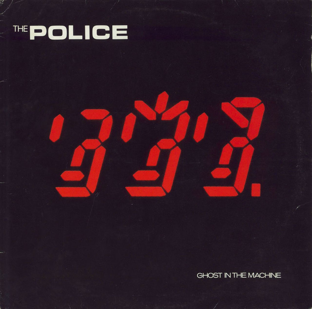 The Police Ghost In The Machine - gold stamp UK vinyl LP album (LP record) AMLK63730