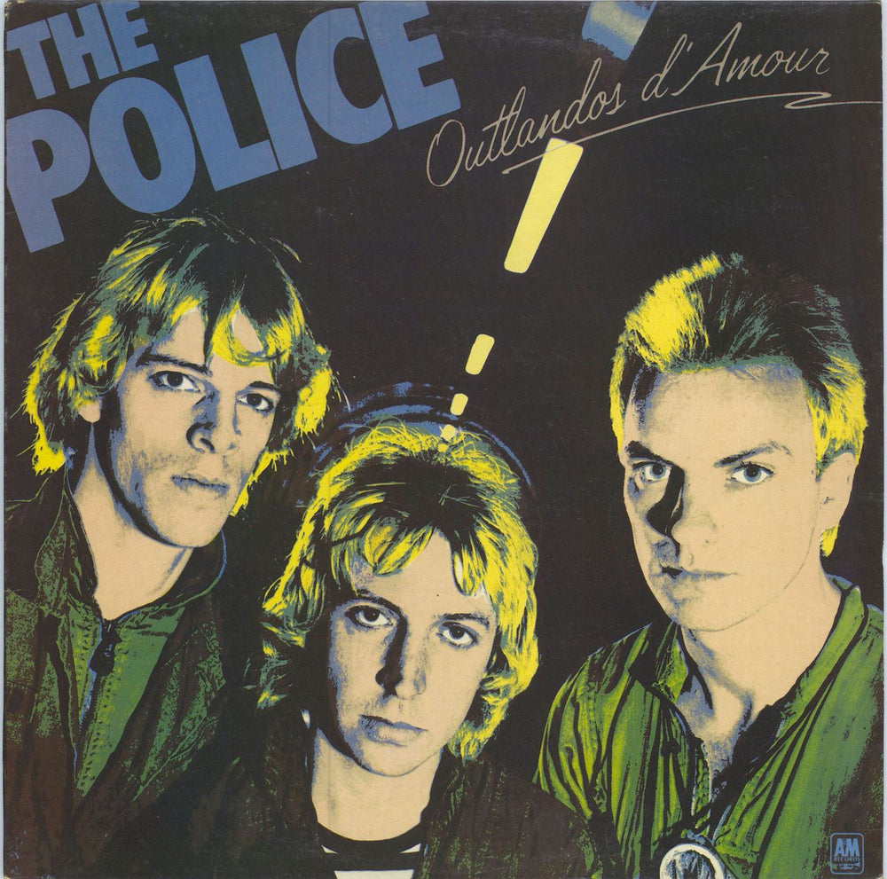 The Police Outlandos D'Amour - Blue Vinyl - EX UK vinyl LP album (LP record) AMLH68502