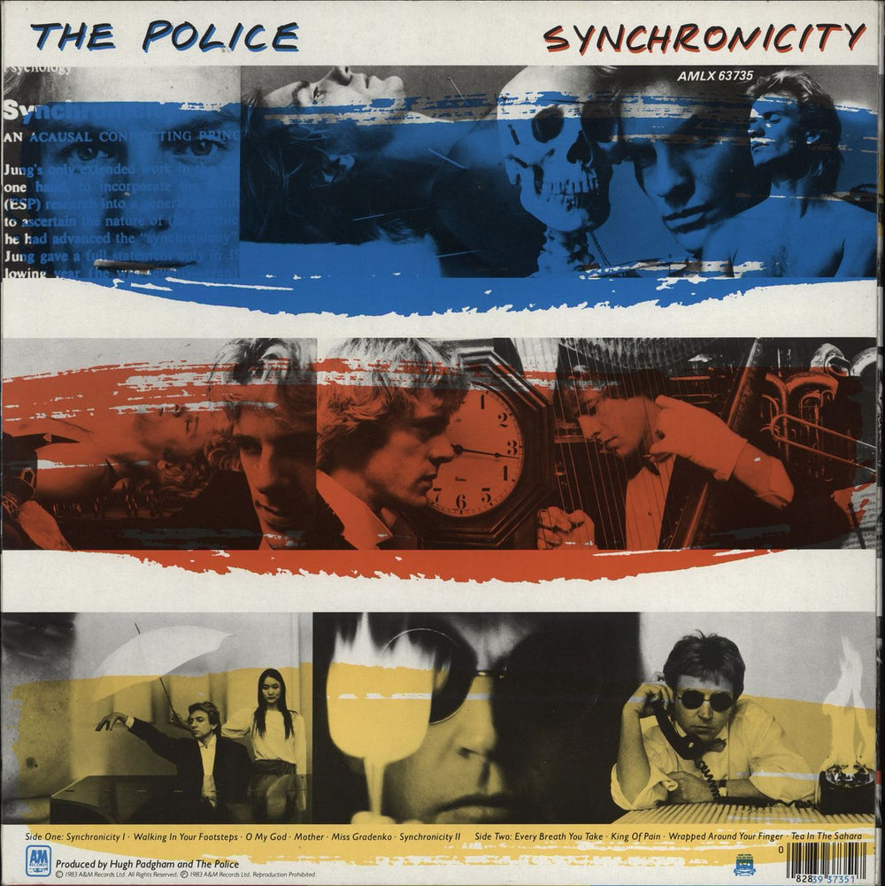 The Police Synchronicity - 2nd UK vinyl LP album (LP record) 082839373517