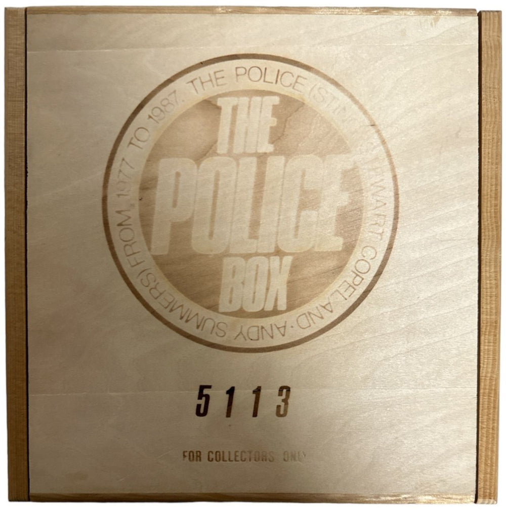 The Police The Police Box + Obi Japanese 7" single box set 118Y3039