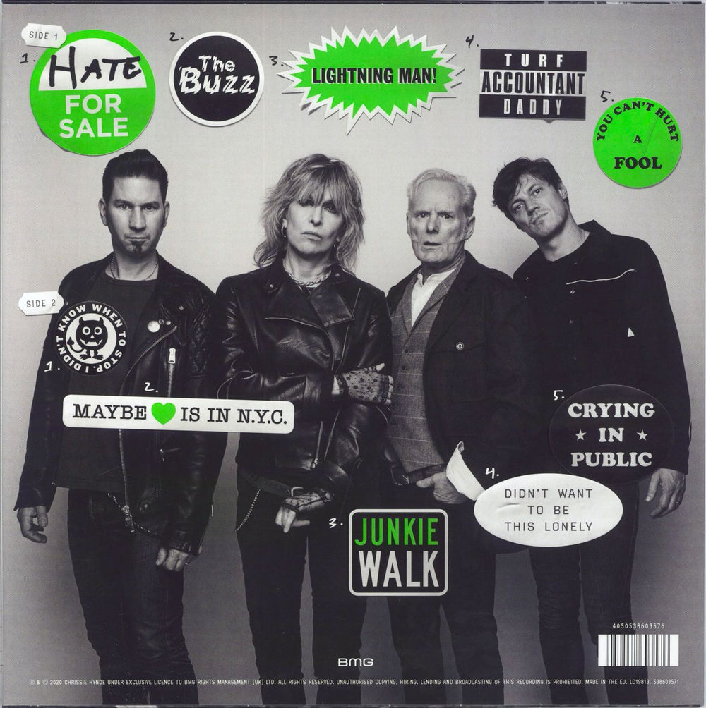 The Pretenders Hate For Sale - 180gm UK vinyl LP album (LP record) PTNLPHA818288