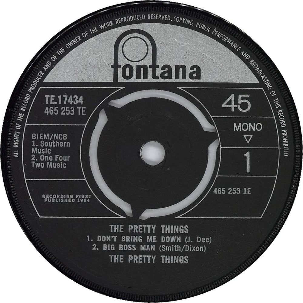 The Pretty Things The Pretty Things UK 7" vinyl single (7 inch record / 45) PTH07TH702140