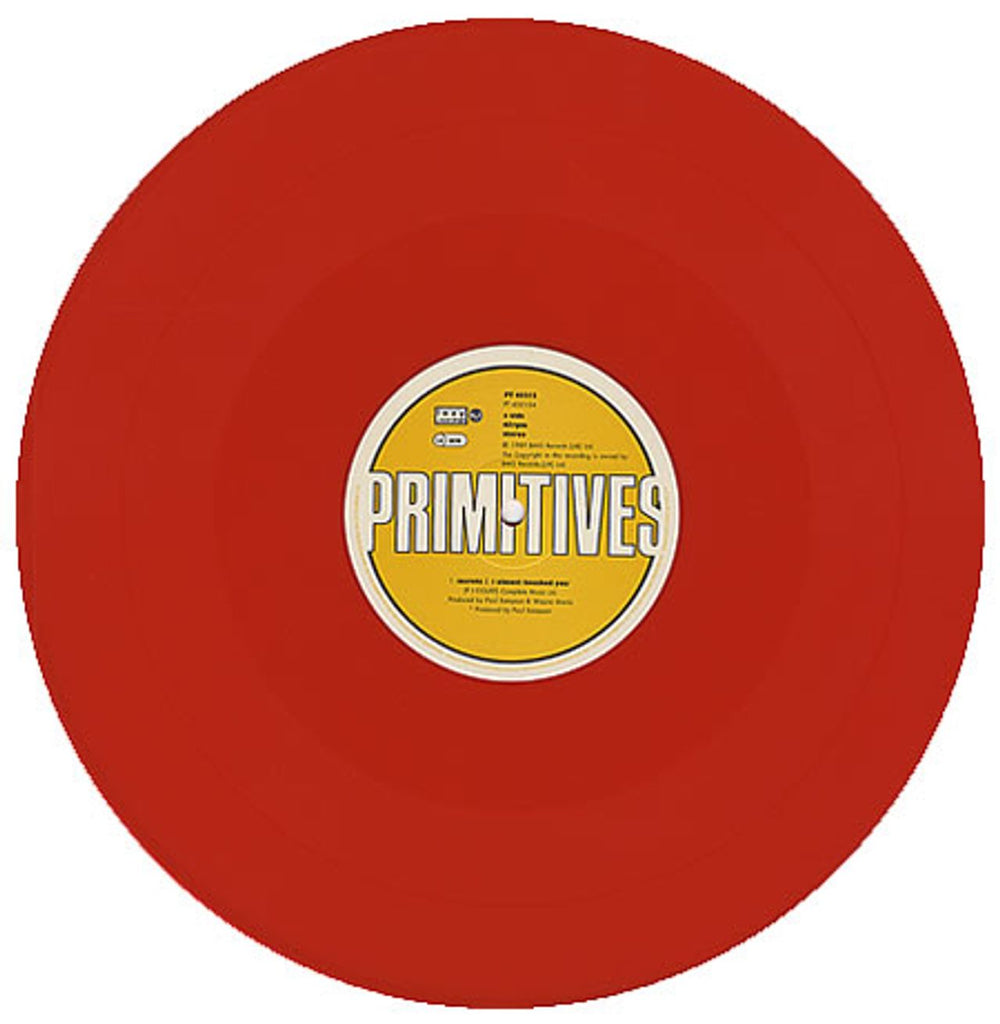 The Primitives Secrets - Red Vinyl UK 12" vinyl single (12 inch record / Maxi-single) PT43212