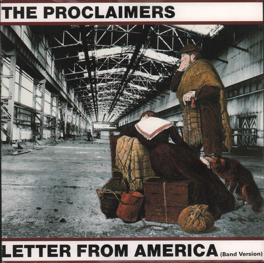 The Proclaimers Letter From America (Band Version) UK 7" vinyl single (7 inch record / 45) CHS3178