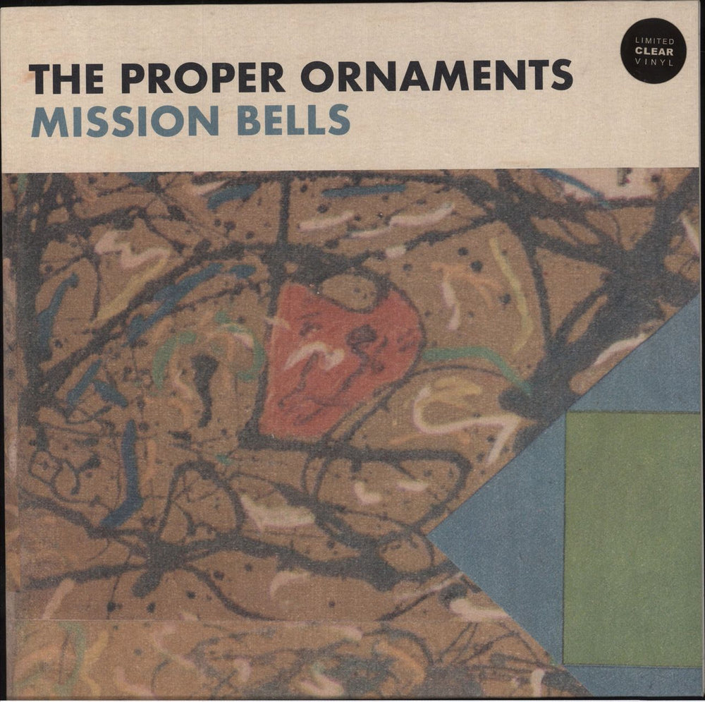 The Proper Ornaments Mission Bells - Clear Vinyl UK vinyl LP album (LP record) TR454CL