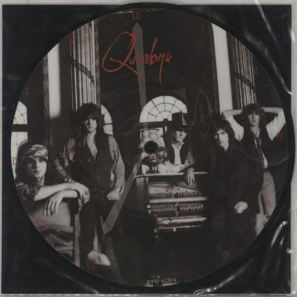 The Quireboys 7 O'clock UK 7" vinyl picture disc (7 inch picture disc single) RPD6230