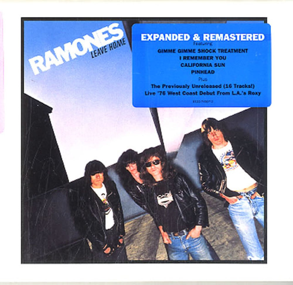 The Ramones Leave Home UK CD album (CDLP) 8122743072