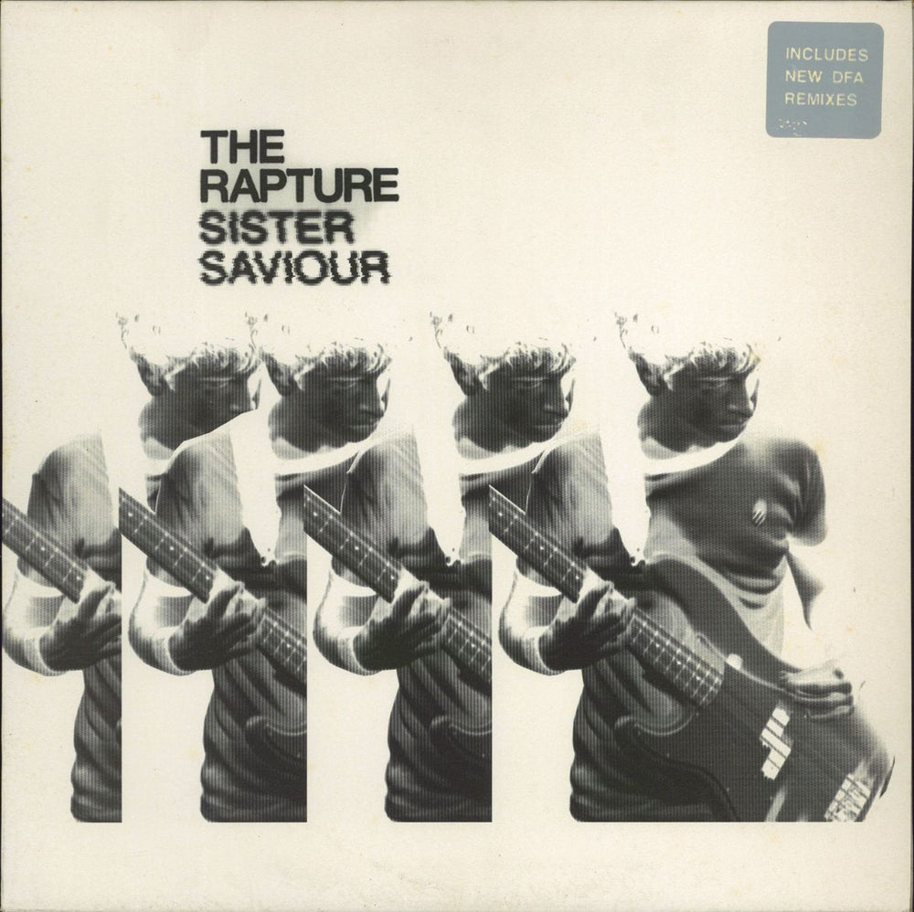 The Rapture Sister Saviour UK 12" vinyl single (12 inch record / Maxi-single) OPRDFA008X