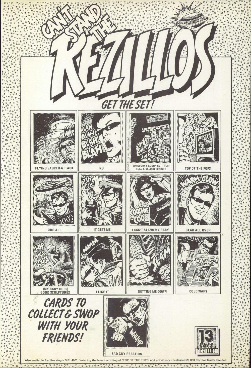 The Rezillos Can't Stand The Rezillos - Complete 1st UK vinyl LP album (LP record) 1978