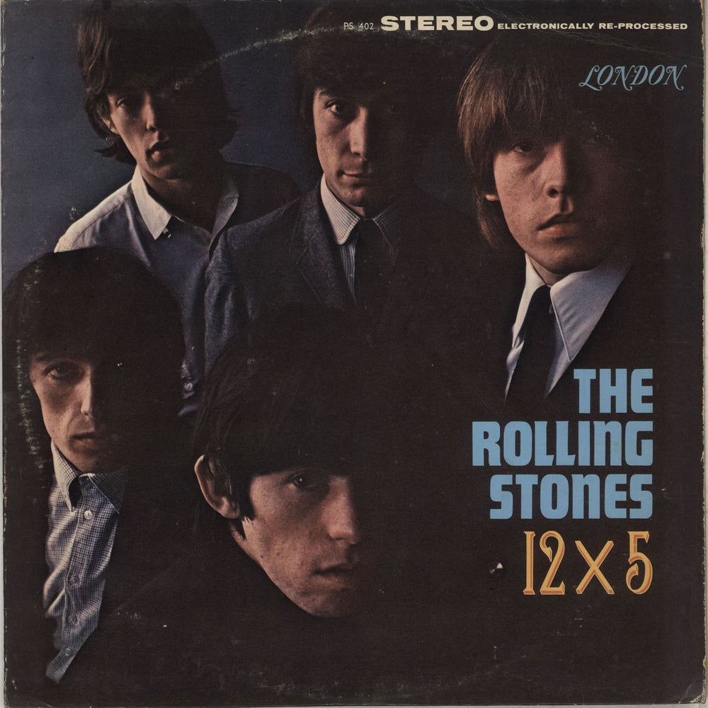 The Rolling Stones 12 x 5 - Twelve By Five - 4th US vinyl LP album (LP record) PS402