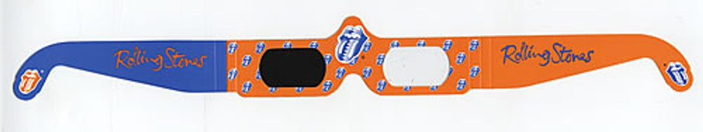 The Rolling Stones 3-d Glasses US Promo memorabilia 3-D GLASSES