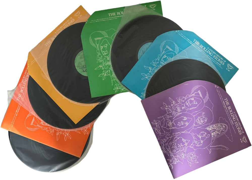 The Rolling Stones A Golden History Of The Rolling Stones + Obi Stickered Mailer Japanese Vinyl Box Set ROLVXAG822137
