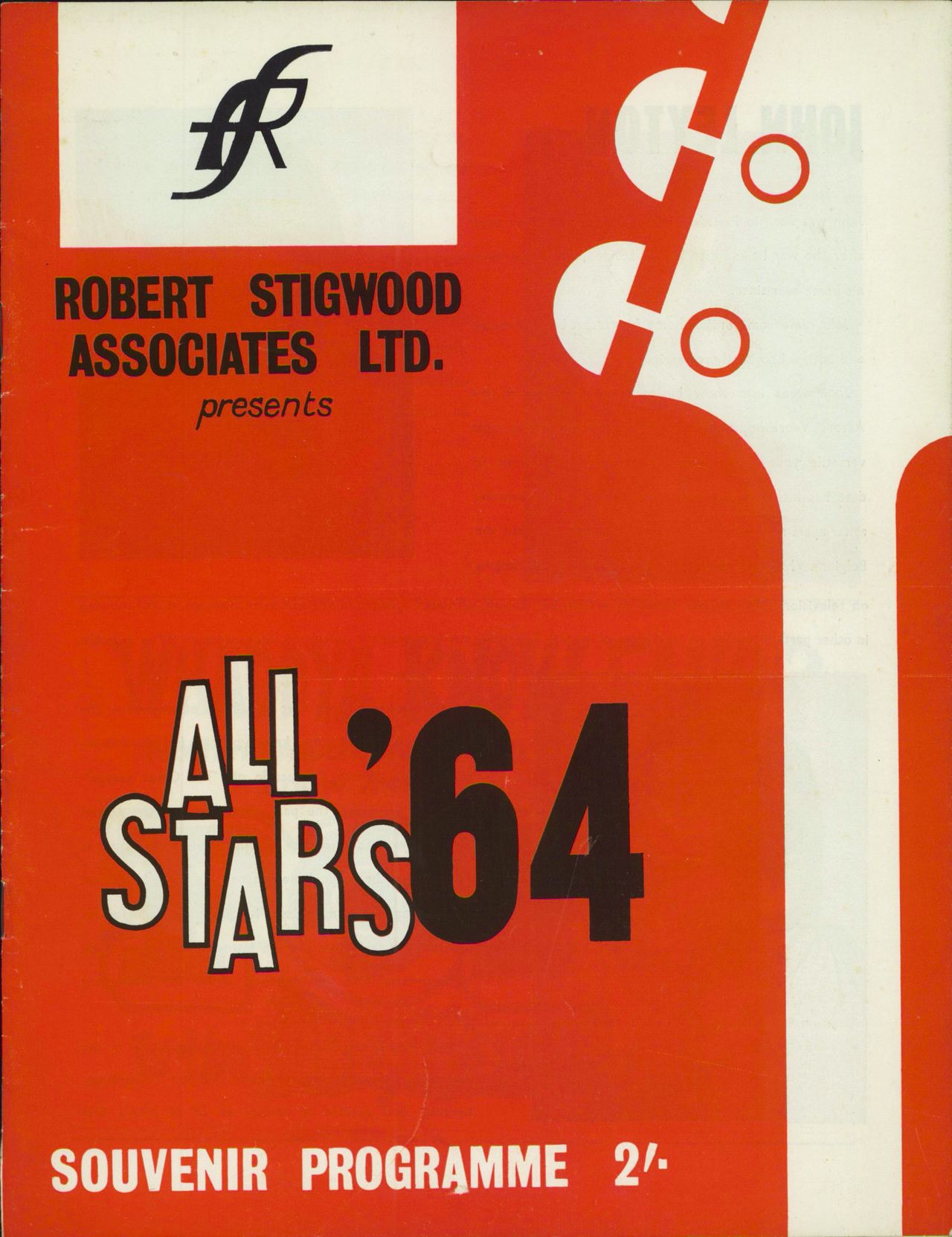 The Rolling Stones All Stars '64 UK tour programme TOUR PROGRAMME