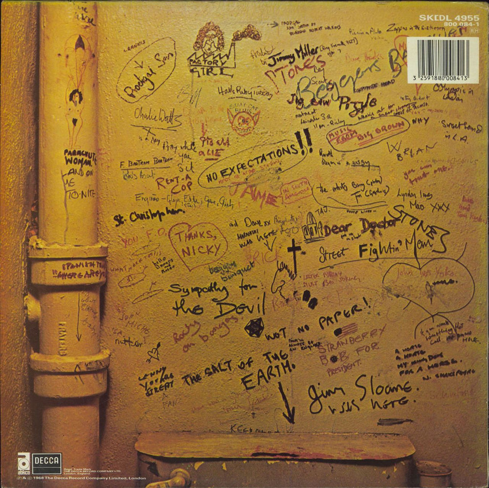 The Rolling Stones Beggars Banquet - Digitally Remastered/Blue Label UK vinyl LP album (LP record) 3259180008413