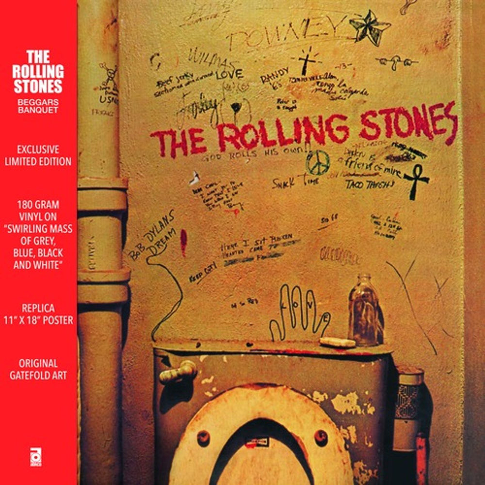 The Rolling Stones Beggars Banquet - 'Swirling Mass' Coloured Vinyl - RSD 2023 - Sealed UK vinyl LP album (LP record) ROLLPBE811060