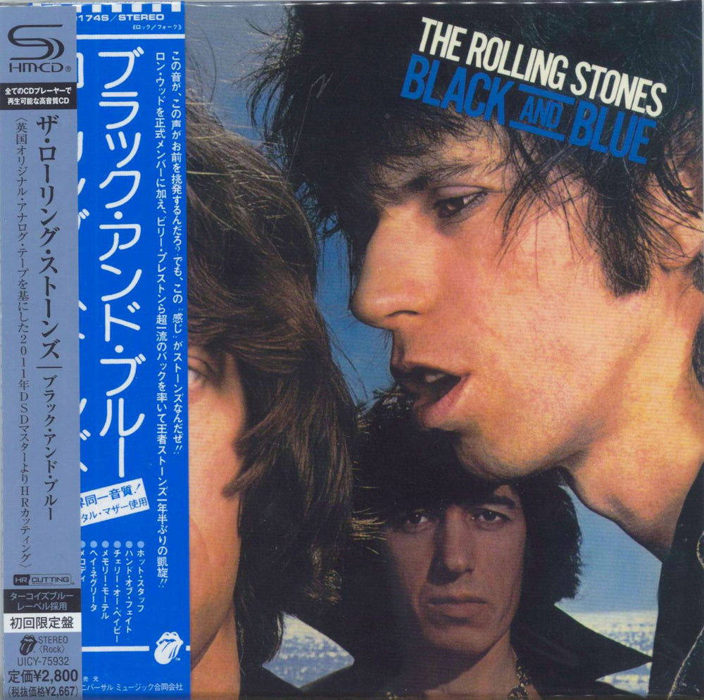 The Rolling Stones Black And Blue - SHM-CD + Double Obi Japanese SHM CD 4988005791832