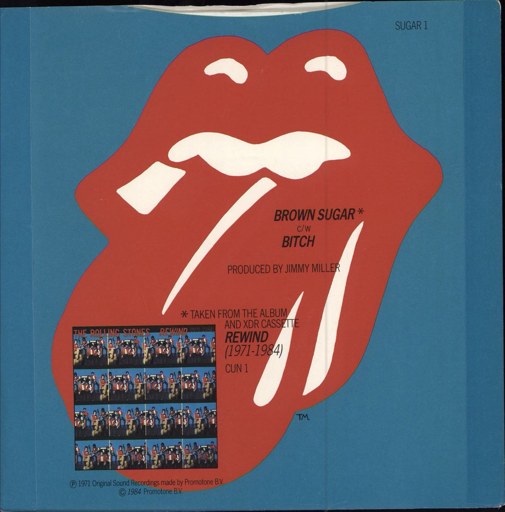 The Rolling Stones Brown Sugar UK 7" vinyl single (7 inch record / 45)