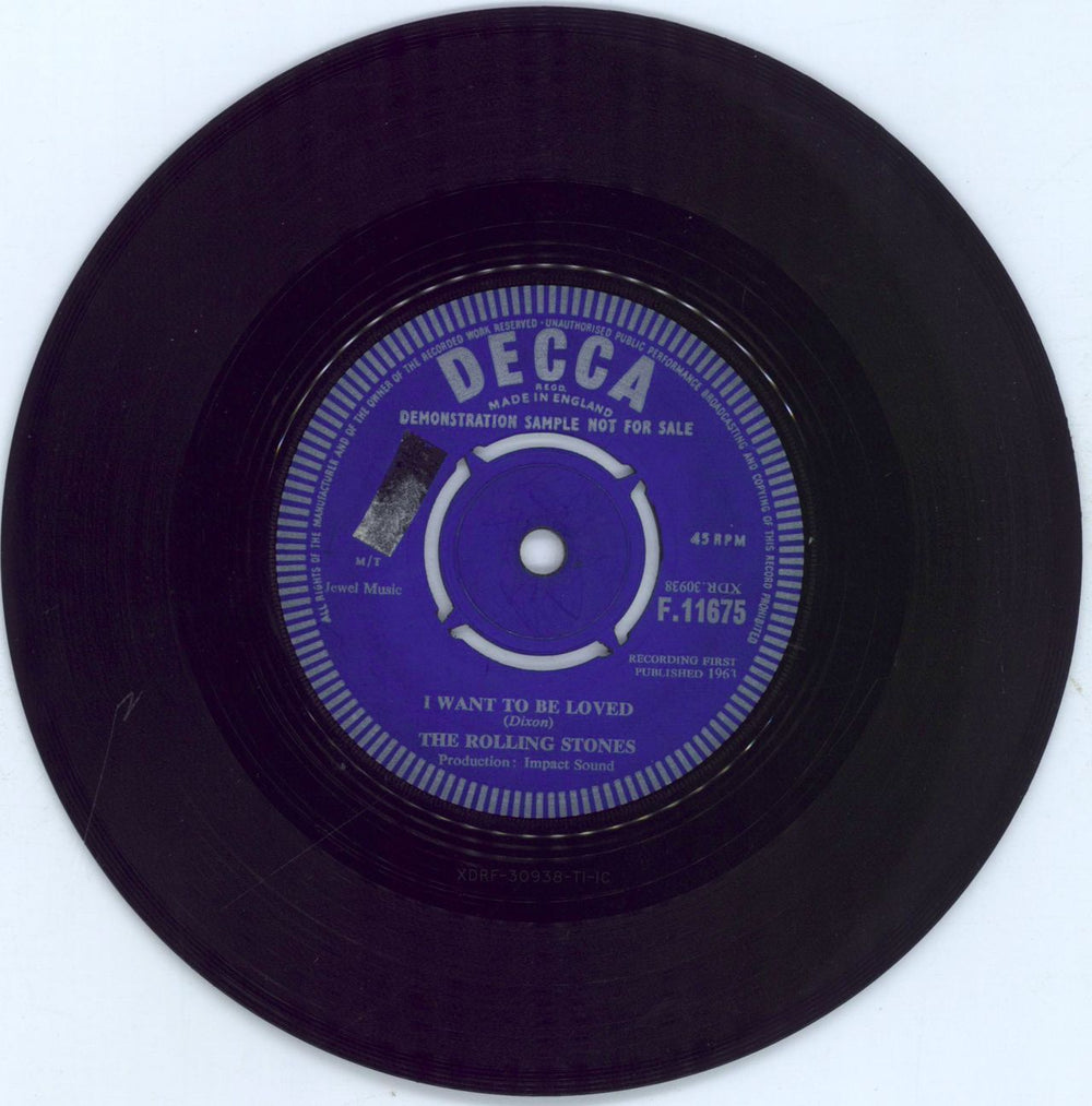 The Rolling Stones Come On - 'A' Label UK Promo 7" vinyl single (7 inch record / 45) Deleted