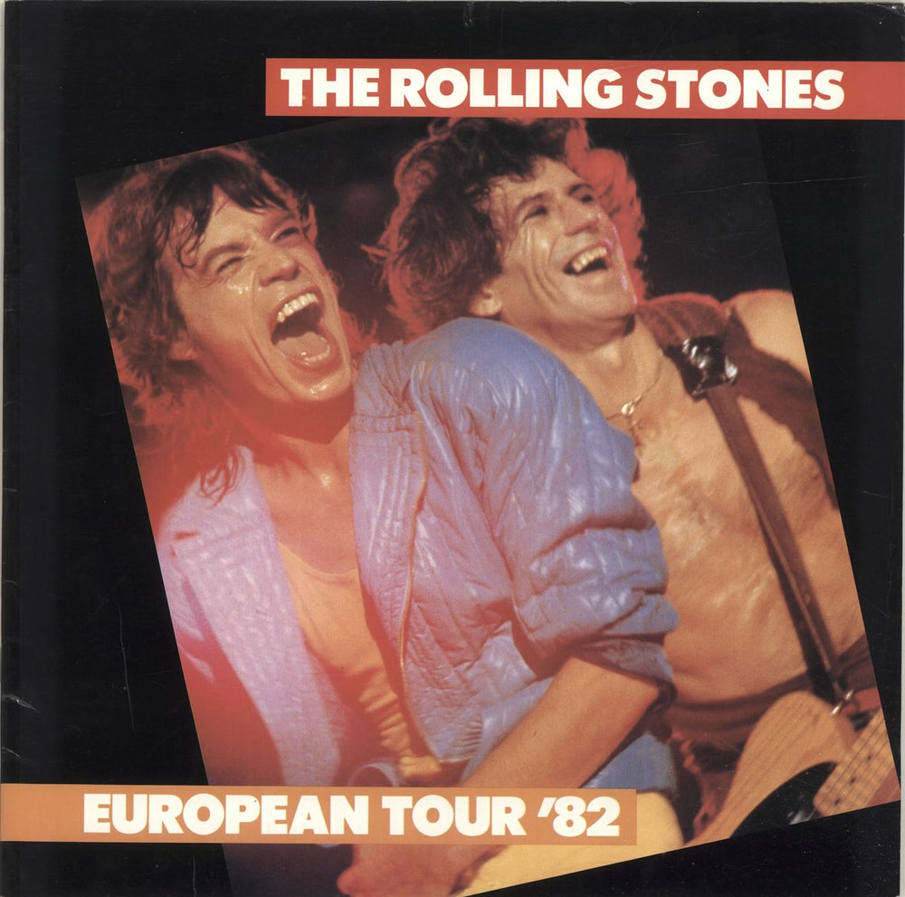 The Rolling Stones European Tour '82 + Ticket Stub UK tour programme TOUR PROGRAMME