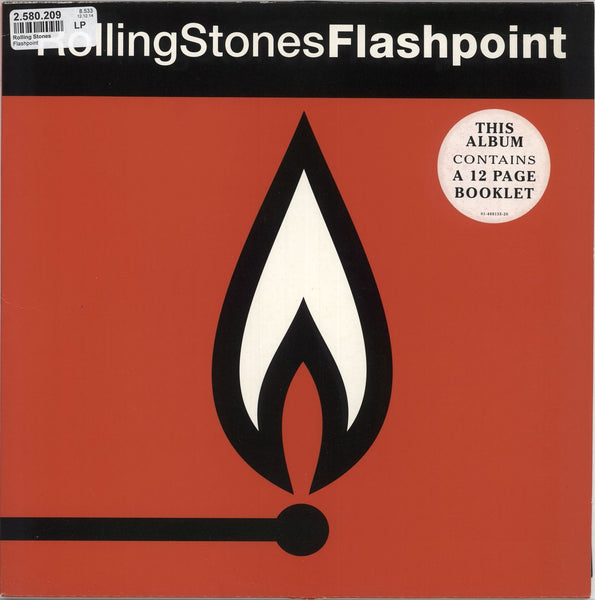 The Rolling Stones Flashpoint - Cover Stickers UK Vinyl LP 