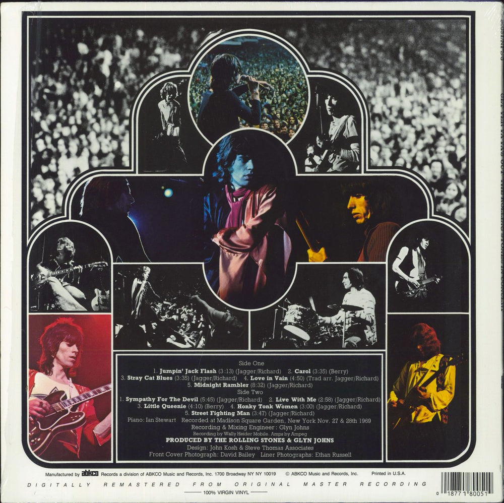 The Rolling Stones Get Yer Ya-Ya's Out - Opened shrink US vinyl LP album (LP record) 018771800514