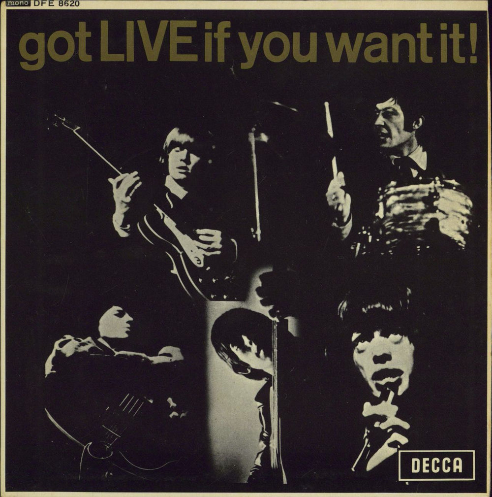 The Rolling Stones Got Live If You Want It EP - 1972 Boxed - EX UK 7" vinyl single (7 inch record / 45) DFE8620