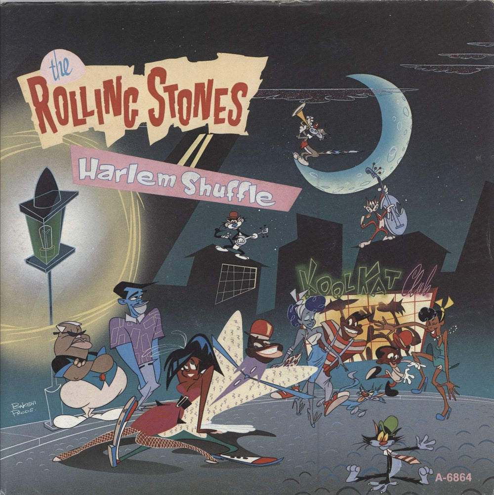 The Rolling Stones Harlem Shuffle - Poster Sleeve Dutch 7" vinyl single (7 inch record / 45) A-6864