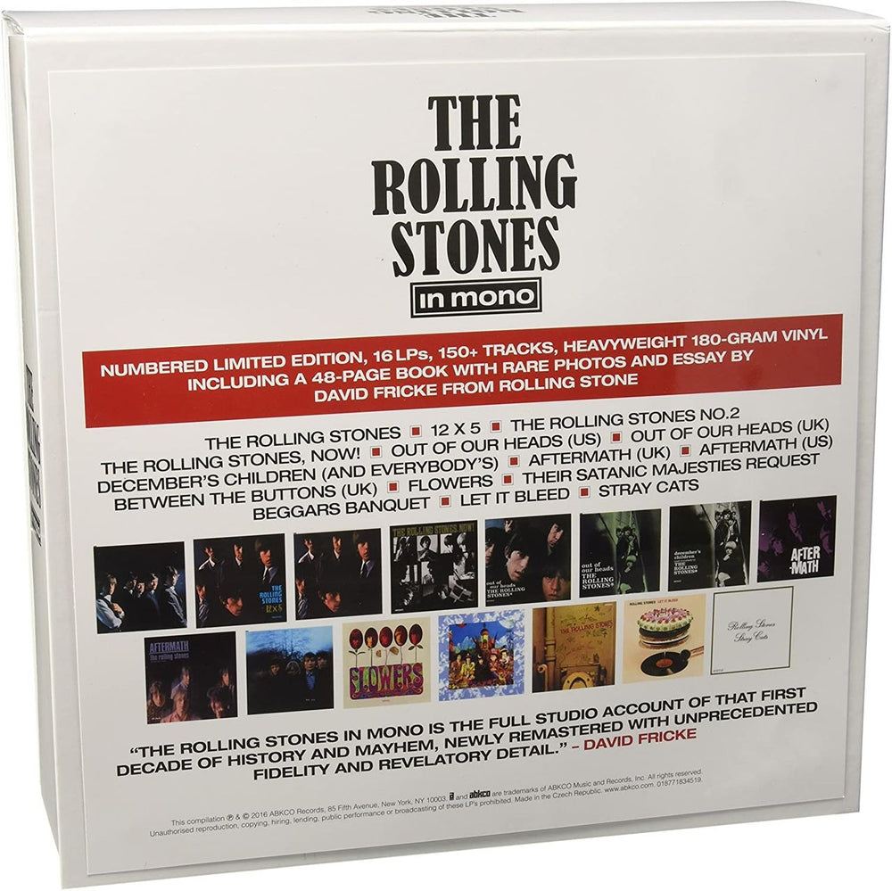 The Rolling Stones In Mono + Mailer - Sealed Box UK Vinyl Box Set