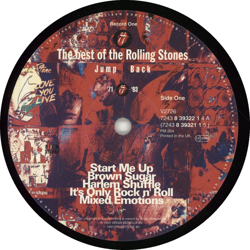 The Rolling Stones Jump Back - EX UK 2-LP vinyl record set (Double LP Album) 724383932115