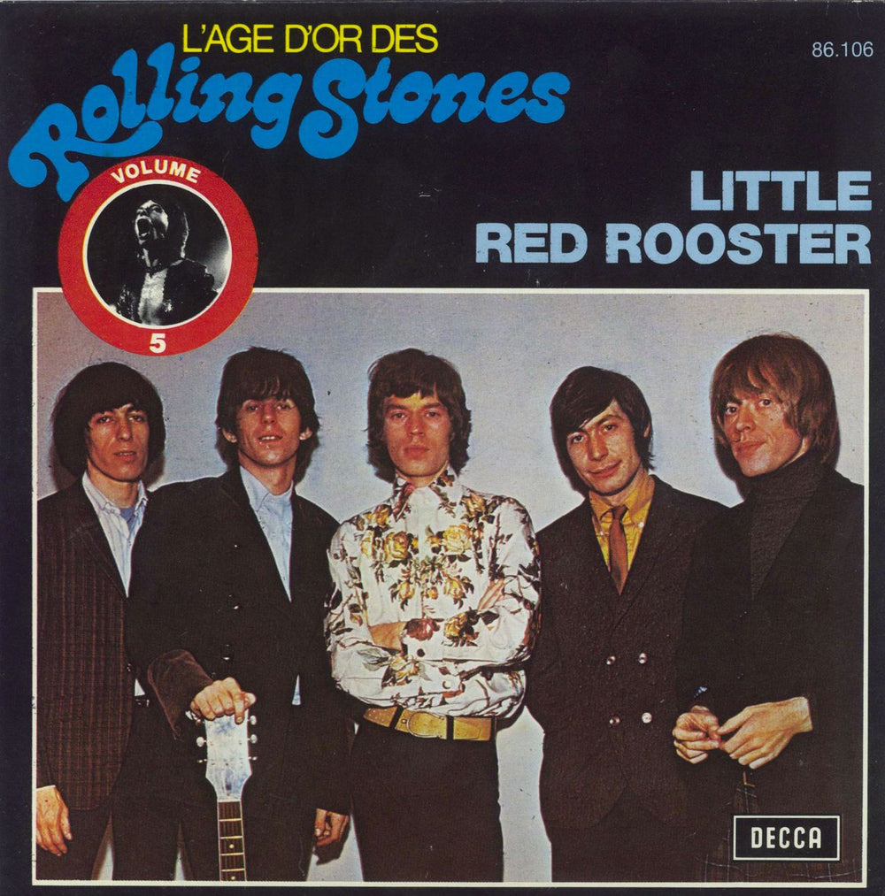 The Rolling Stones Little Red Rooster French 7" vinyl single (7 inch record / 45) 86.106