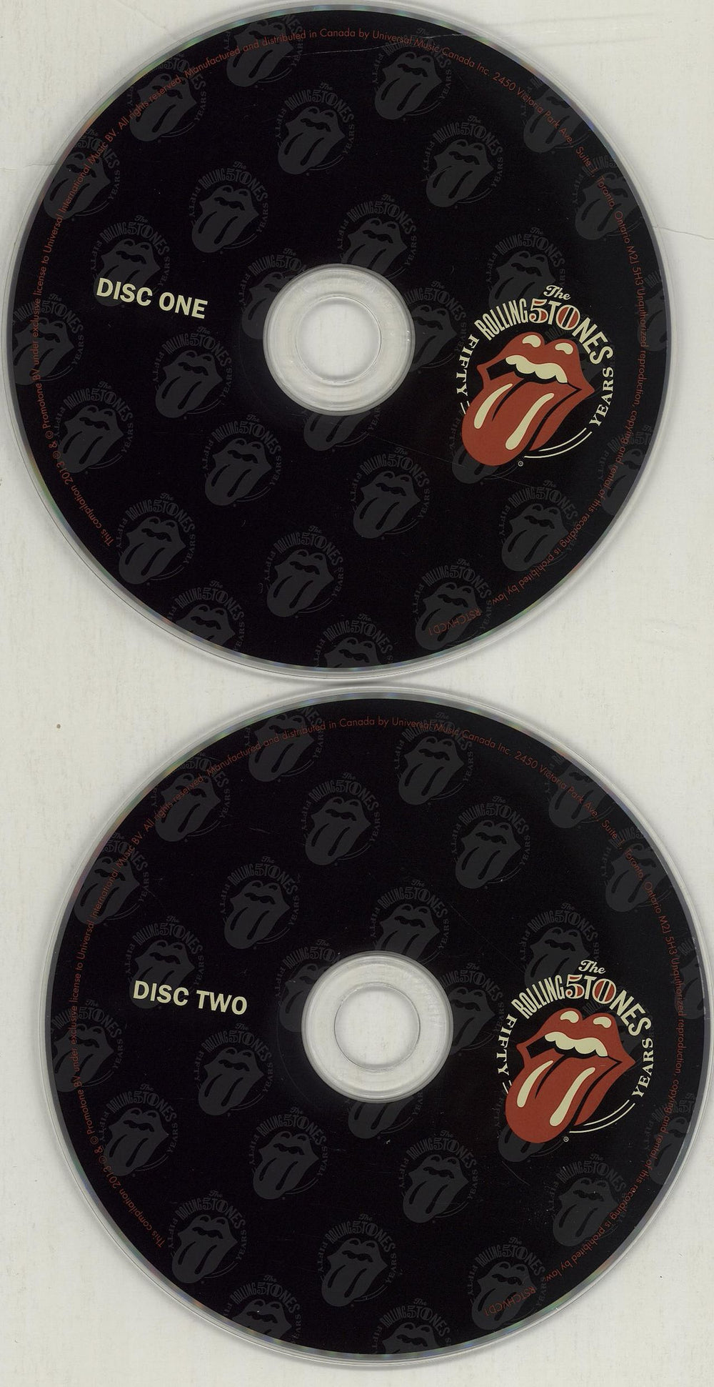 The Rolling Stones Live - The Rolling Stones Fifty Years - Sealed Canadian 2 CD album set (Double CD) 2013