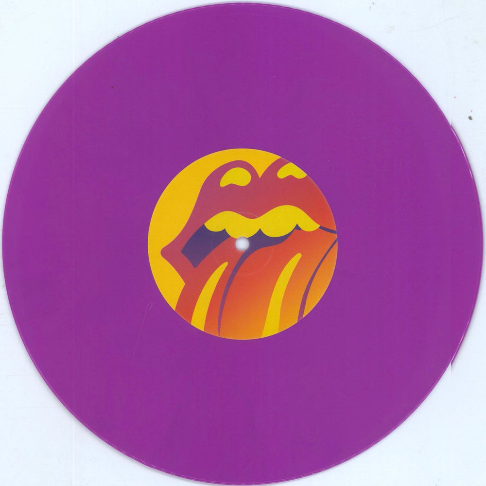 The Rolling Stones Living In A Ghost Town - Purple UK 10" vinyl single (10 inch record) ROL10LI807793