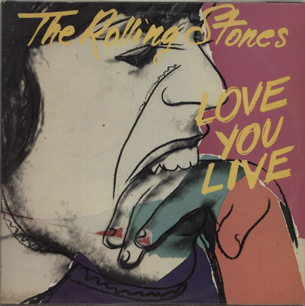 The Rolling Stones Love You Live - 2nd - EX UK 2-LP vinyl record set (Double LP Album) COC89101