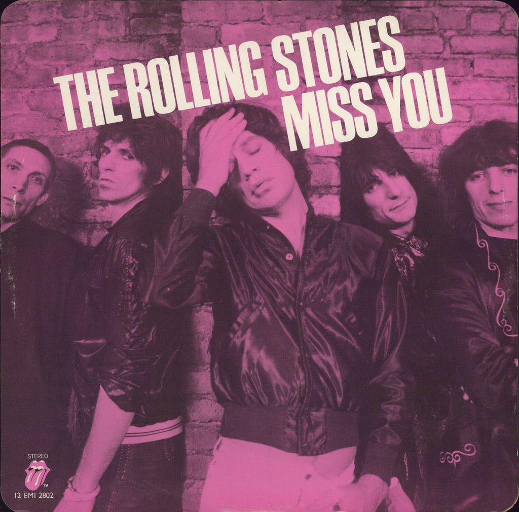 the rolling stones miss you レコード pink