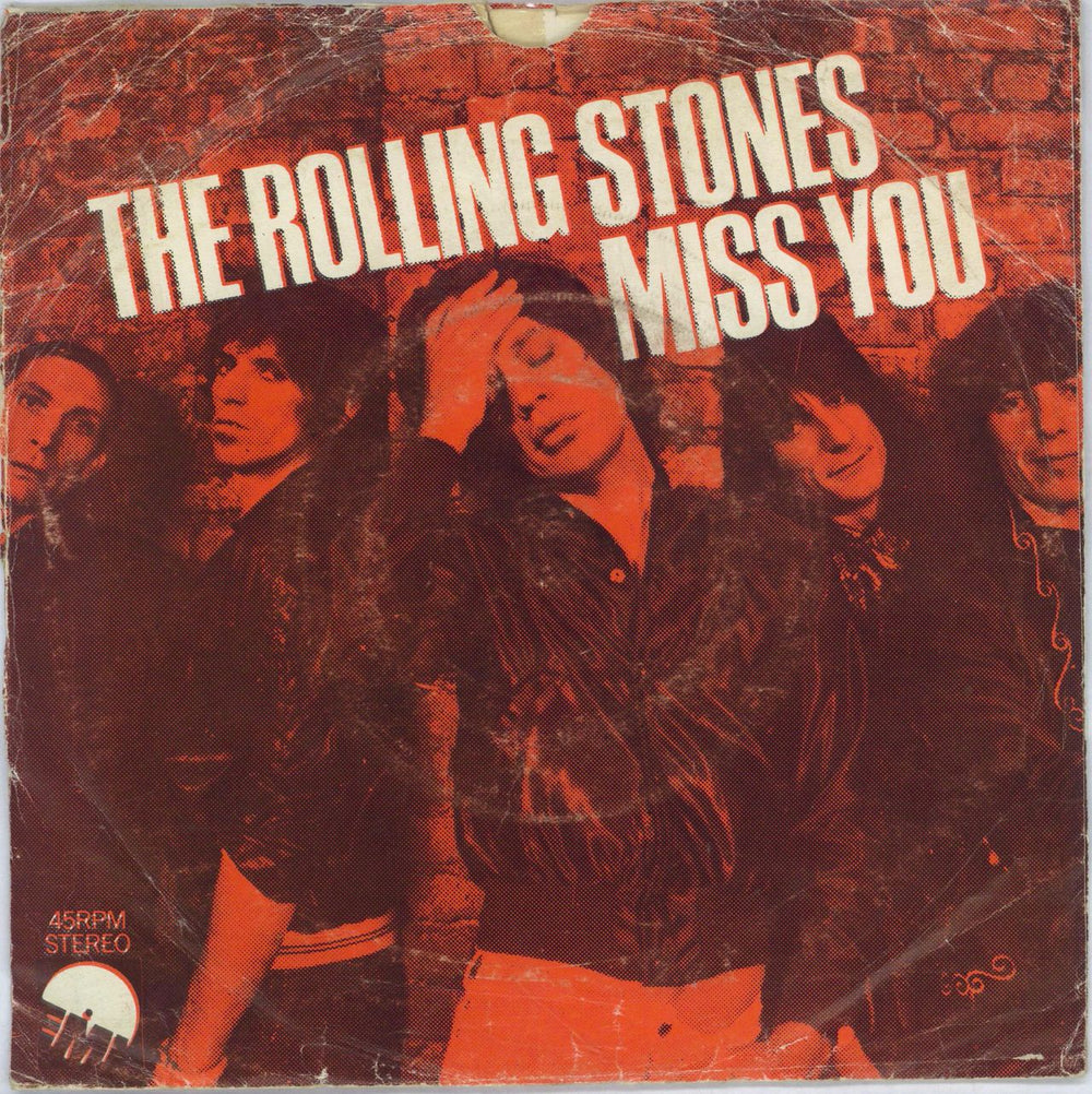 The Rolling Stones Miss You Turkish 7" vinyl single (7 inch record / 45) EMI2802