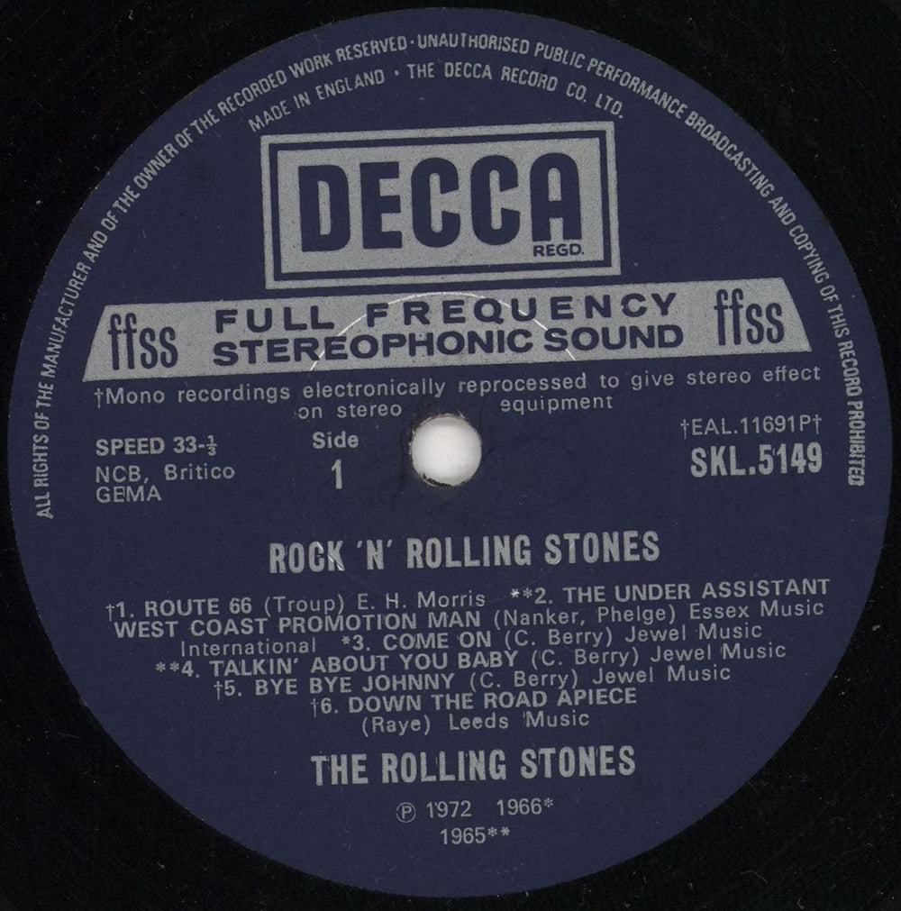 The Rolling Stones Rock 'n' Rolling Stones - 1st - VG UK vinyl LP album (LP record) ROLLPRO727565